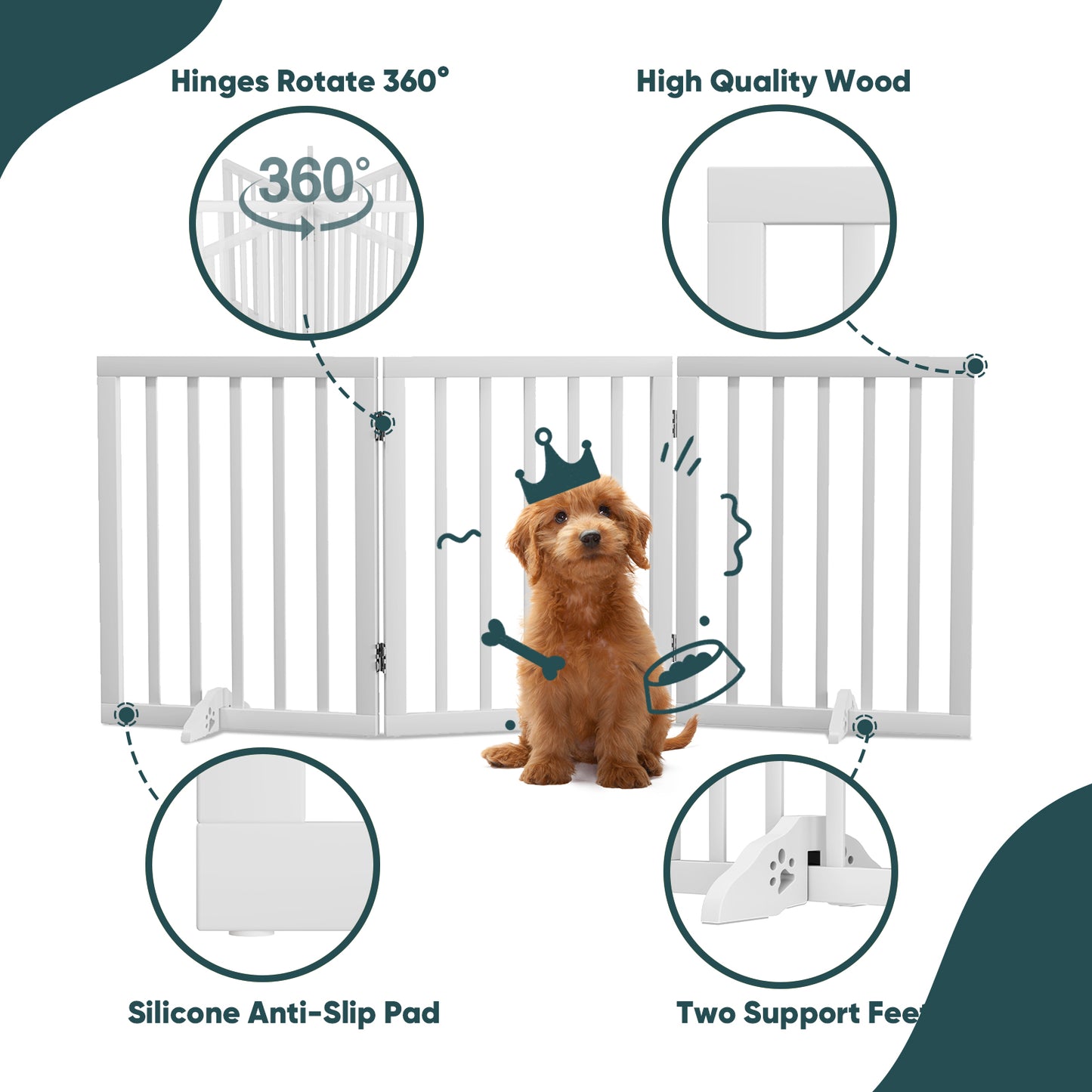 Non-slip Dog feet