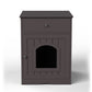 Algherohein Wooden Multi-Function Pet Cat House, Cat Condo Nightstand with Drawer,Vibrant Life
