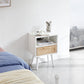 Smart FENDEE Rattan Nightstand