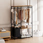 Smart FENDEE Wardrobe Clothes Rack Freestanding with Premium Oxford Cloth Storage Bag