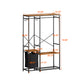 Smart FENDEE Wardrobe Clothes Rack Freestanding with Premium Oxford Cloth Storage Bag