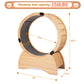 Smart FENDEE Cat Exercise Wheel Wood Treadmill with Carpeted Runway Kitty Sport Toy for Indoor