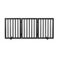 Algherohein Dog Gate for Inside,Bamboo Freestanding Pet Gate for Doorways