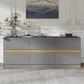 Algherohein Dressers for Bedroom,Wide 6 Chest of Drawers Bedroom Furniture
