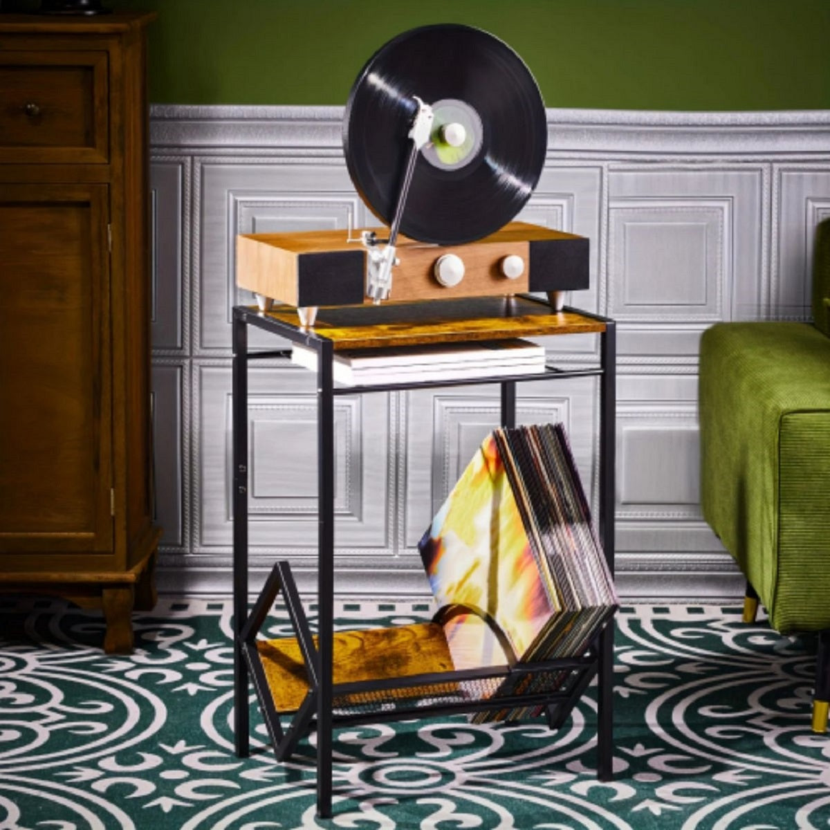 Smuxee Retro Record Player Stand – Semiocthome