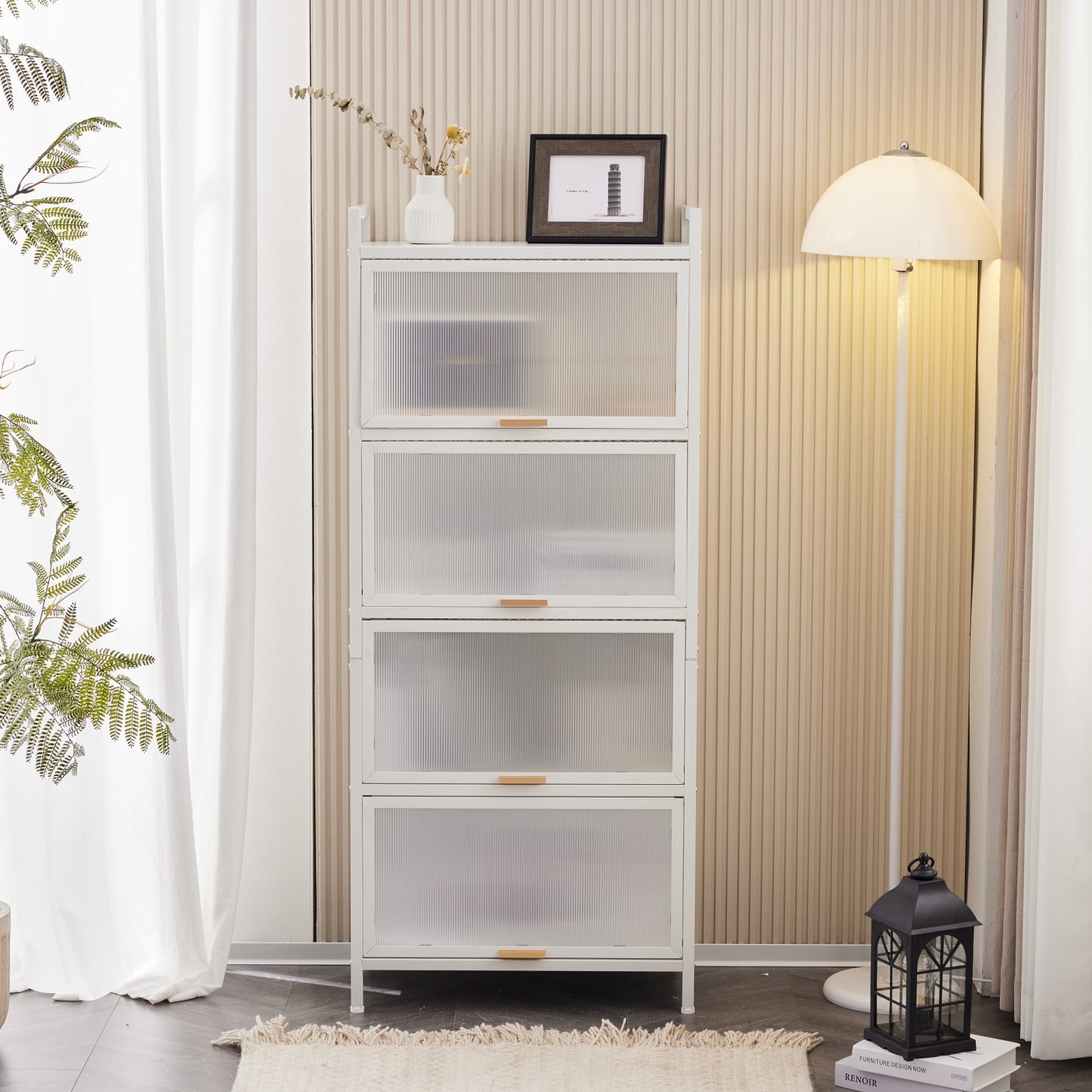 Algherohein Modern Storage Cube Book Shelf