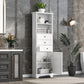 Smuxee Bathroom Cabinet Organizer with Doors and Shelves,Bathroom Storage Drawers