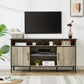 Algherohein Modern TV Stand for 65 inch,58in Length Entertainment Center for TVs Shelves Cabinets