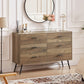 Algherohein Modern Dressers for Bedroom,Chest of 6 Drawers,Storage Cabinet for Living Room
