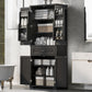 Smart FENDEE Bathroom Storage Cabinet with Doors and Drawer, Adjustable Shelf