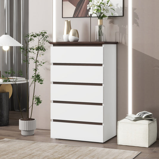 Algherohein Chest of Drawers White Dressers for Bedroom