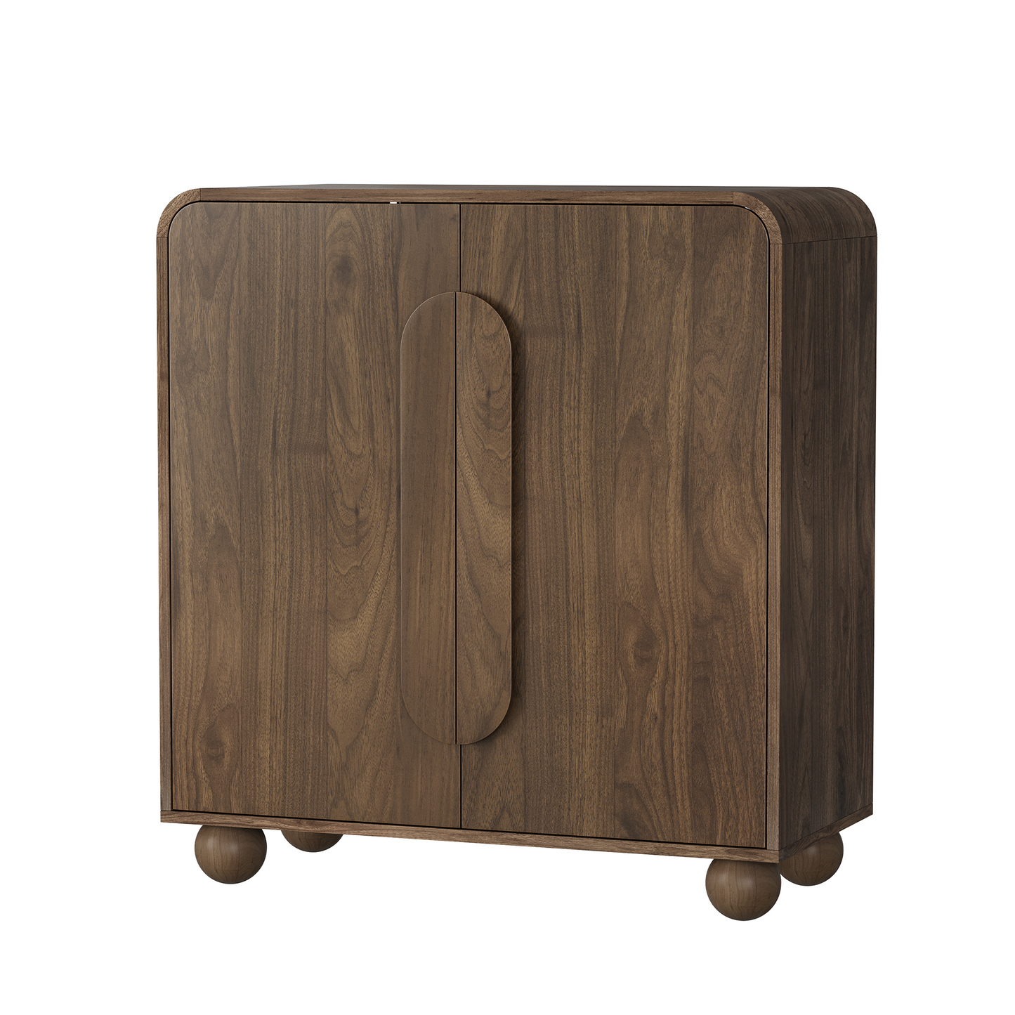 Semiocthome Sideboard Cabinet with Four Arc Ball Legs