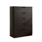 Semiocthome 5 Drawers Dresser Modern Storage Drawer Wood Organizer for Bedroom