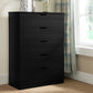 Semiocthome 5 Drawer Dresser Modern Storage Drawer Wood Organizer for Bedroom