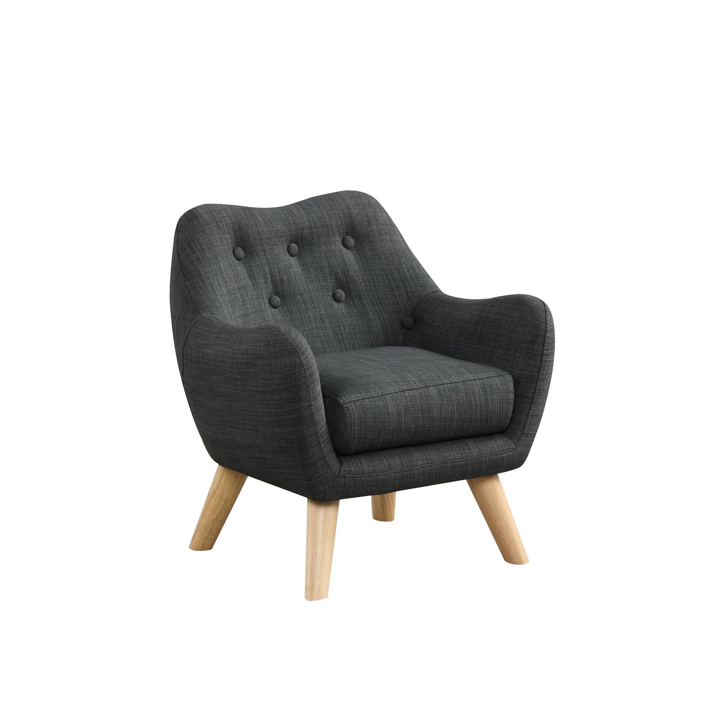 Smuxee Linen Kids Chair with Removable Seat Cushion,Toddler Chair Couch