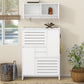 Algherohein Multi-Functional Shoe Cabinet Set with Flip Drawers and Storage Cabinet