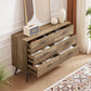 Algherohein Modern Dressers for Bedroom,Chest of 6 Drawers,Storage Cabinet for Living Room