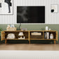 Semiocthome 70" TV Stand with Storage Mid Century Entertainment Center for Living Room, Natural