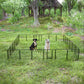 Smart FENDEE Dog Playpen Heavy Duty Pet Fence Metal Exercise Pens Outdoor