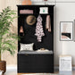 Smart FENDEE 71" Entryway Hall Tree with Coat Rack and Shoe Storage Bench, 4 Sturdy Hooks