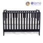 Semiocthome Celeste 3-in-1 Convertible Island Crib Black