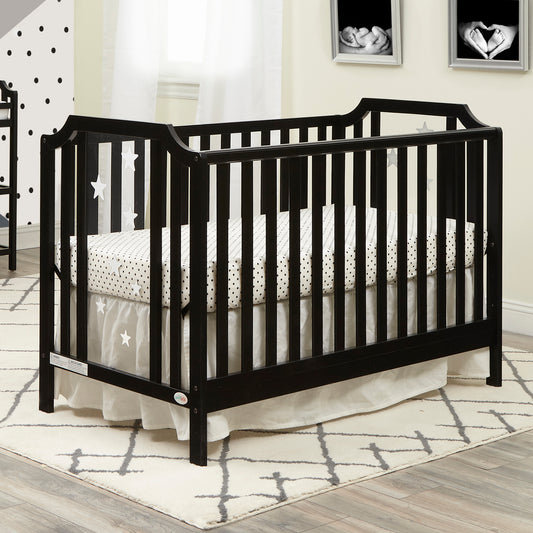 Semiocthome Celeste 3-in-1 Convertible Island Crib Black