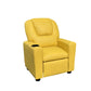 Smuxee Leather Kids Recliner with Cup Holder,Kids Toddler Game Chairs Sofa for Boys or Girls