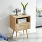 Smart FENDEE Rattan Nightstand