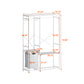 Smart FENDEE Wardrobe Clothes Rack Freestanding with Premium Oxford Cloth Storage Bag