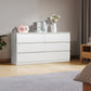 Algherohein Wood  Drawer Dresser for Bedroom,Tall Dressers Chest of Drawers,Adult