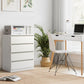 Algherohein Wood  Drawer Dresser for Bedroom,Tall Dressers Chest of Drawers,Adult