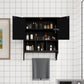 Smuxee Bathroom Storage Cabinet Organizer with Adjustable Shelf and Towel Bar