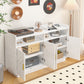 Algherohein Dressers for Bedroom,Storage Cabinets with Doors and Shelves