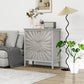 Algherohein Modern Chest of 3 Drawers,Dressers for Bedroom,Gray