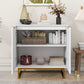 Algherohein Modern Storage Cabinets with Doors and Shelf,Kitchen Sideboard Buffet Cabinet