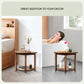 Smuxee Teak Shower Chair,Waterproof Bathroom Shower Stool