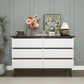 Algherohein Chest of Drawers White Dressers for Bedroom