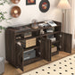 Algherohein Dressers for Bedroom,Storage Cabinets with Doors and Shelves