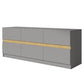 Algherohein Dressers for Bedroom,Wide 6 Chest of Drawers Bedroom Furniture