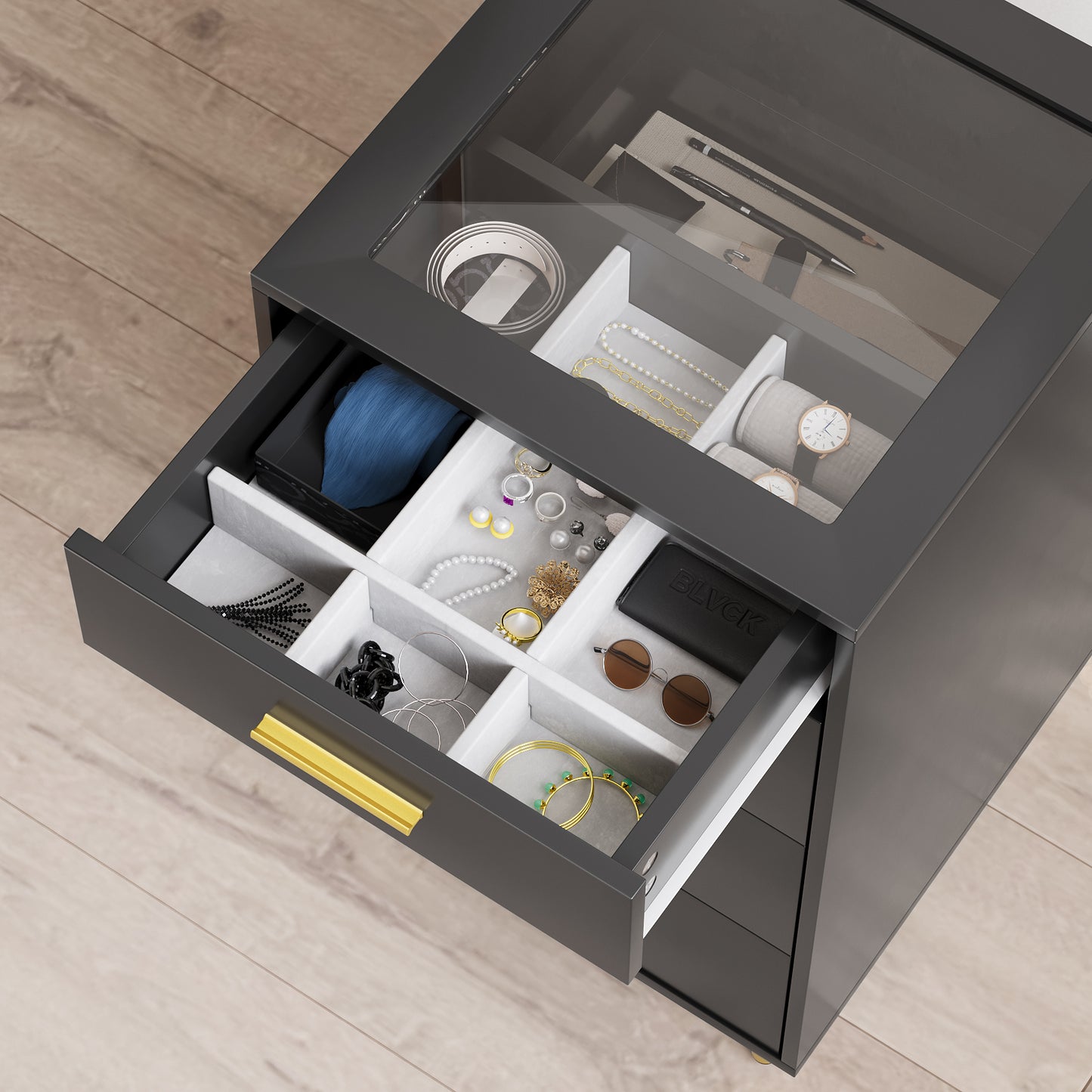Smuxee Dressers Chest of Drawers for Bedroom with 4 Drawer,Tall Wood Storage Dresser,Adult