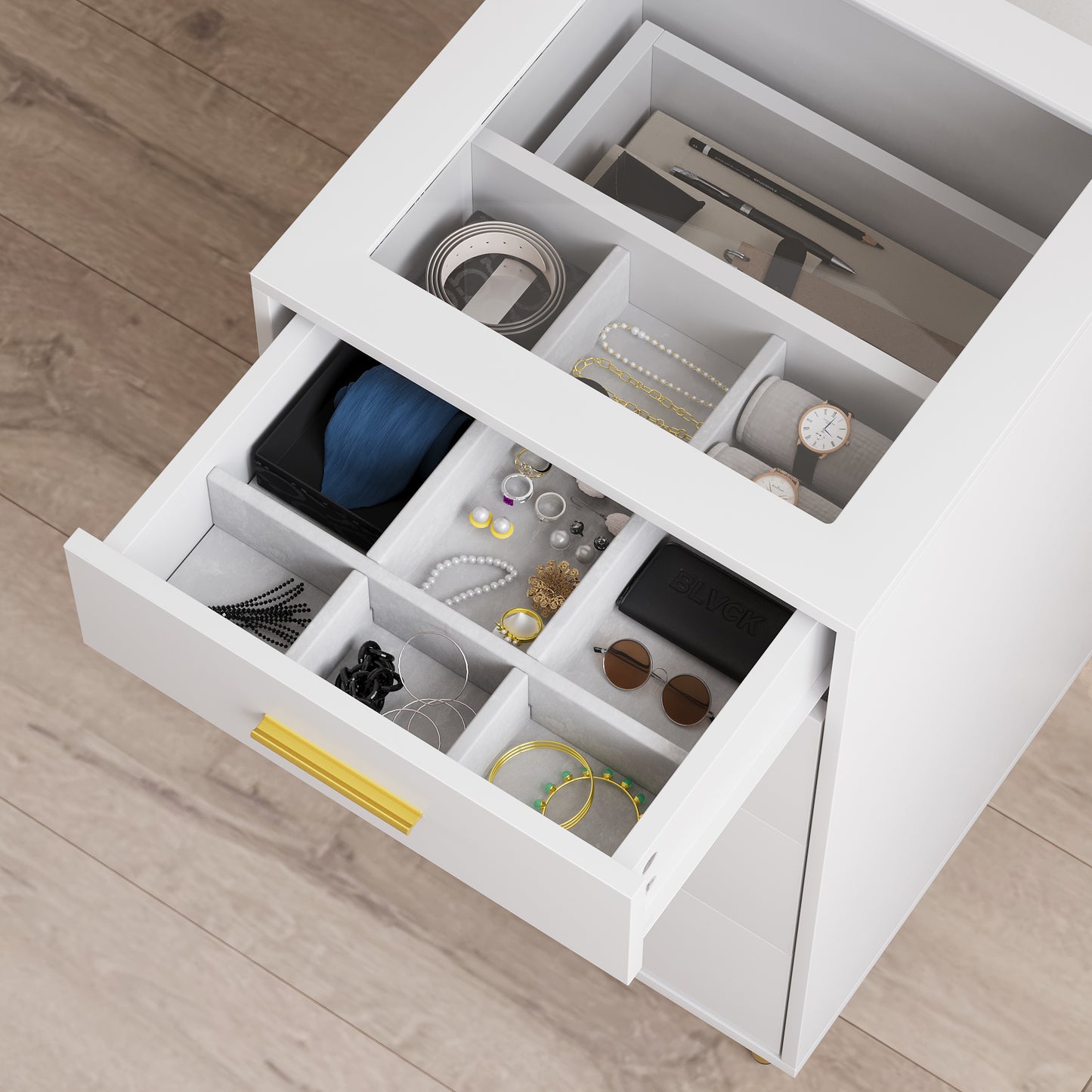Smuxee Dressers Chest of Drawers for Bedroom with 4 Drawer,Tall Wood Storage Dresser,Adult
