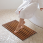 Semiocthome Teak Shower Mat, Non-Slip Bathroom Mats for Inside and Outdoor