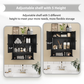 Smuxee Bathroom Cabinet over The Toilet Storage,Medicine Cabinet with Mirror Door