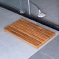 Smuxee Teak Wood Bath Shower Mat,Non Slip Bathtub Mat