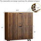 Smart FENDEE Shoe Cabinet with 2 Flip Drawers Freestanding Shoe Storage Cabinet for Entryway