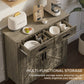 Algherohein Kitchen Sideboards and Buffet Cabinet with Storage,Storage Cabinets with 2 Drawer