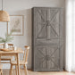 Semiocthome 67.5" Tall Kitchen Pantry Cabinet, Farmhouse Storage Cabinet with Barn Doors and Drawer, Buffet Hutch Cupboard with Adjustable Shelves for Dining Room, Gray