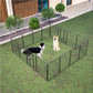 Smart FENDEE Dog Playpen Heavy Duty Pet Fence Metal Exercise Pens Outdoor