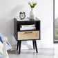 Smart FENDEE Rattan Nightstand