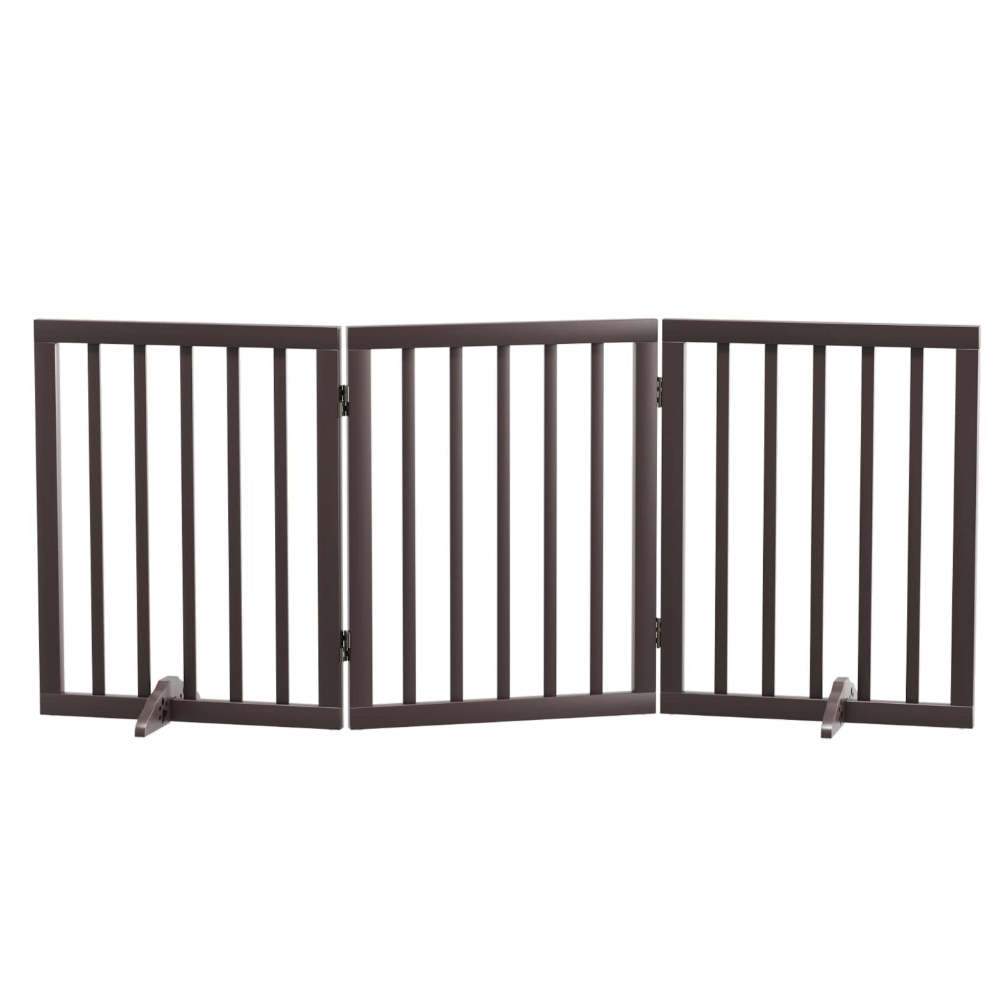 Semiocthome Ultra Wide Foldable Pet Gate for Doorway,Freestanding Dog Gates for Stairs